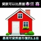房屋最高可貸市價1.1倍，比賣房子價錢還要高❗